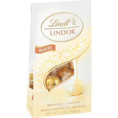 Lindt Lindor White Chocolate Truffles 6oz