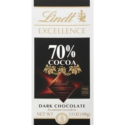 Lindt 70% Cocoa Smooth Dark Excellence Bar