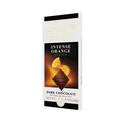 Lindt Excellence Intense Orange Dark Chocolate Bar  3.5oz