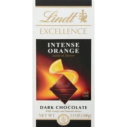 Lindt Lindt Excellence Intense Orange Dark Chocolate Bar  3.5oz