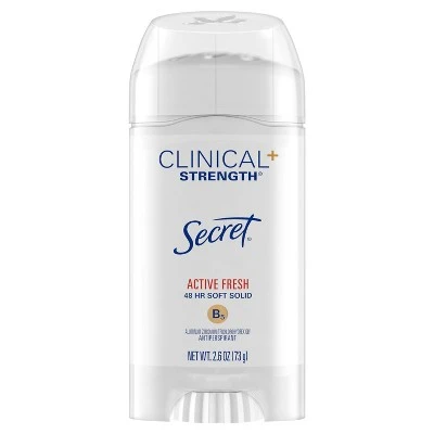 Secret Clinical Strength Sport Fresh Soft Solid Antiperspirant & Deodorant 2.6oz
