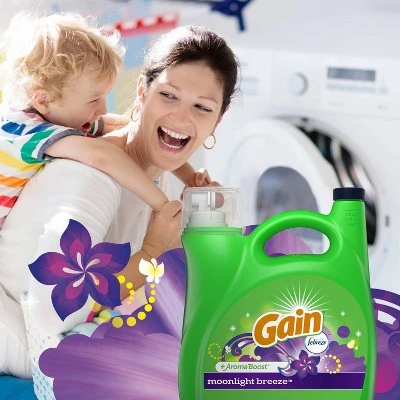 Gain Moonlight Breeze Liquid Laundry Detergent 165 fl oz