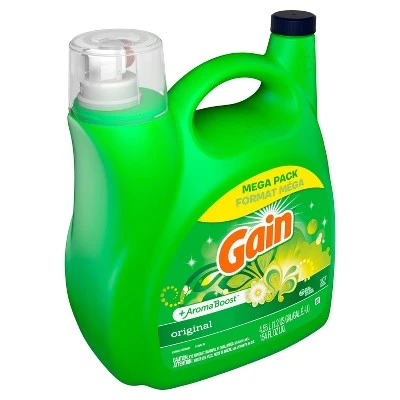 Gain Original Liquid Laundry Detergent  165 fl oz