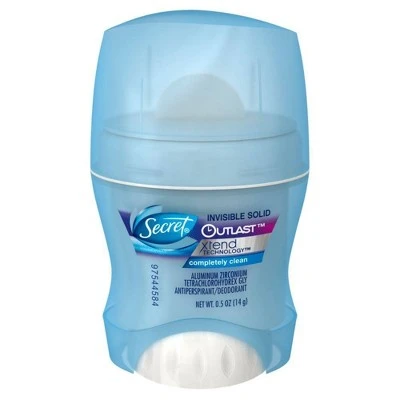 Secret Outlast Invisible Solid Completely Clean Antiperspirant & Deodorant 0.5oz
