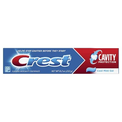 Crest Cavity Toothpaste Gel Cool Mint 8.2oz