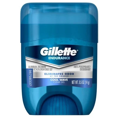 Gillette Cool Wave Clear Gel Antiperspirant & Deodorant Trial Size  0.5oz