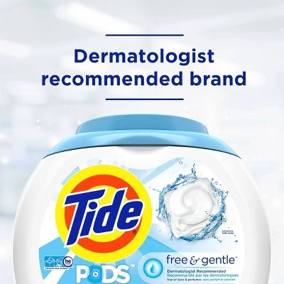 Tide Pods Laundry Detergent Pacs Free & Gentle 42ct