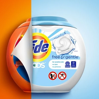 Tide Pods Laundry Detergent Pacs Free & Gentle 42ct