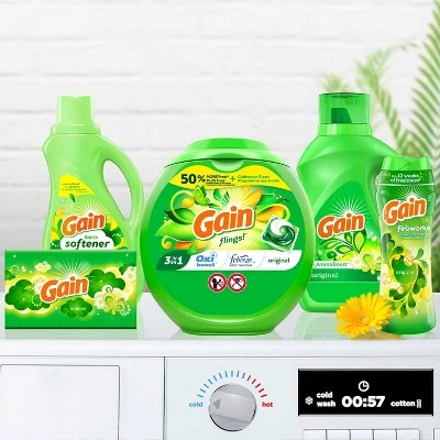 Gain flings! Laundry Detergent Pacs Original
