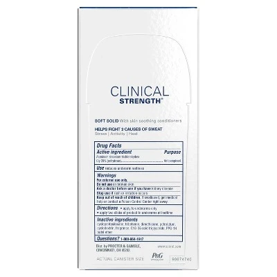 Secret Clinical Strength Light & Fresh Soft Solid Antiperspirant & Deodorant