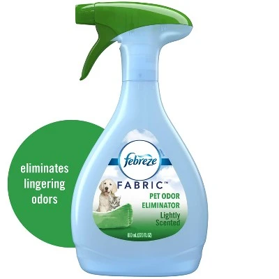 Febreze Odor Eliminating Fabric Refresher  Pet Odor Eliminator  27 fl oz