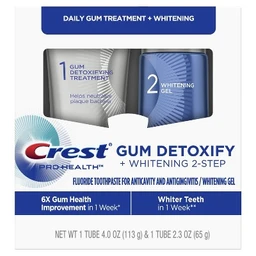 Crest Crest Gum Detoxify + Whitening 2 Step Toothpaste 4.0oz & 2.3oz