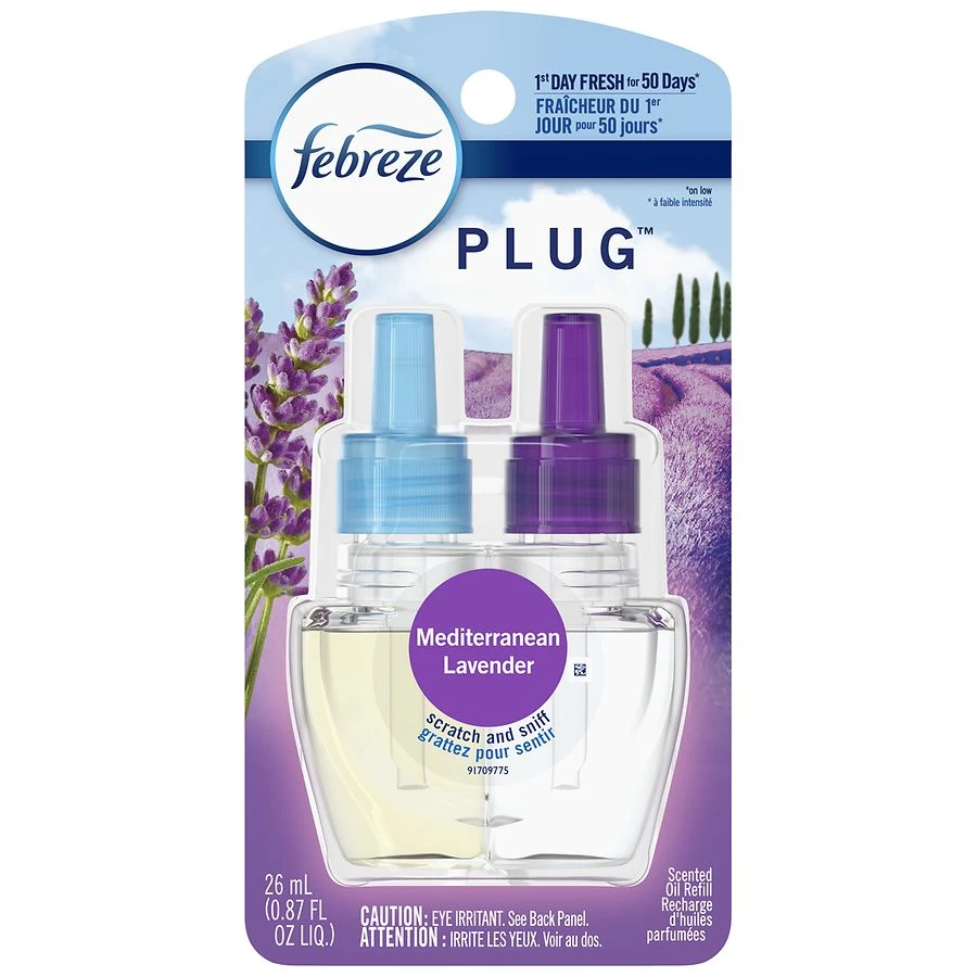 Febreze Plug Single Refill Mediterranean Lavender  0.87oz