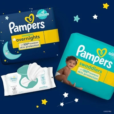 Pampers Swaddlers Overnight Diapers  (Select Size & Count)