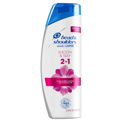 Head & Shoulders Smooth & Silky 2in1 Dandruff Shampoo & Conditioner  12.8 fl oz