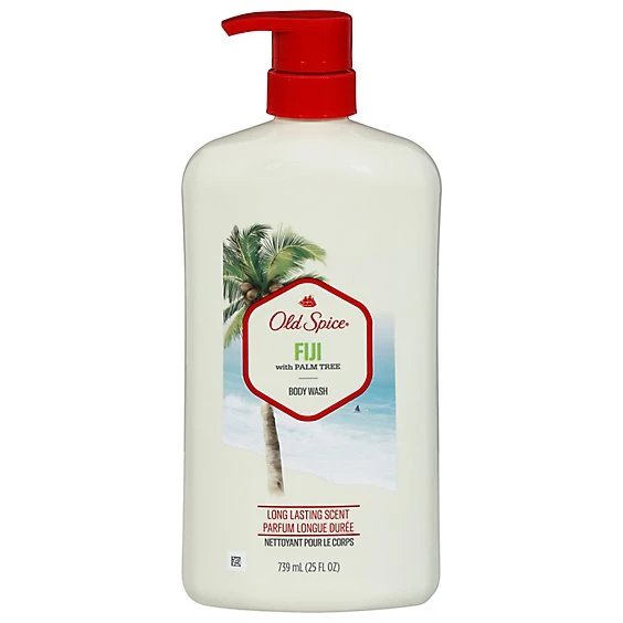 Old Spice Body Wash for Men Fiji with Palm Tree Scent Inspired by Nature  25 fl oz