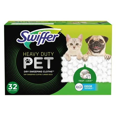 Swiffer Sweeper Heavy Duty Dry Refill Pet  32ct