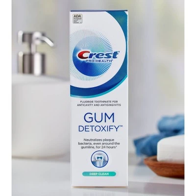 Crest Gum Detoxify Deep Clean Toothpaste 4.1oz/3pk