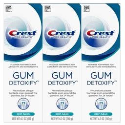 Crest Crest Gum Detoxify Deep Clean Toothpaste 4.1oz/3pk