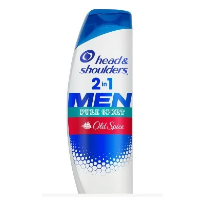 Head & Shoulders Old Spice Pure Sport Dandruff 2 in 1 Shampoo & Conditioner  12.8 fl oz