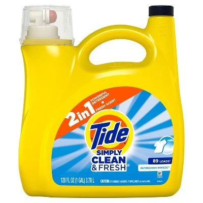 Tide Simply Clean & Fresh Refreshing Breeze Liquid Laundry Detergent