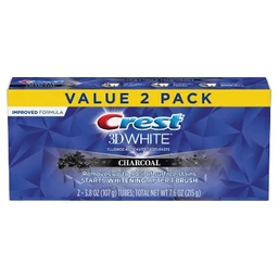 Crest Crest 3D White Charcoal Whitening Toothpaste 4.1oz/2pk