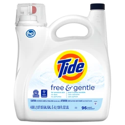 Tide Tide Free & Gentle High Efficiency Liquid Laundry Detergent