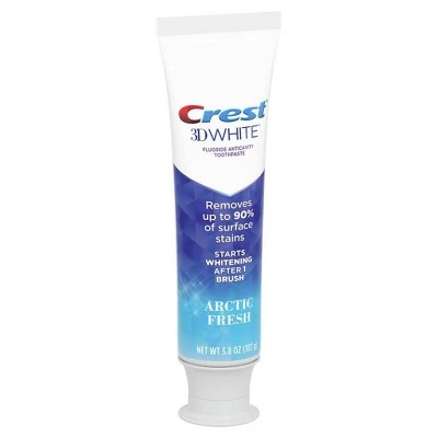 Crest 3D White Arctic Fresh Whitening Toothpaste Icy Cool Mint  4.1oz