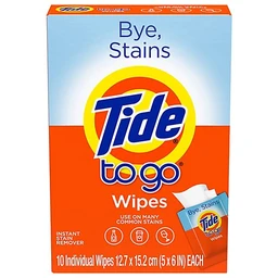 Tide Tide To Go Instant Stain Remover Wipes  10ct