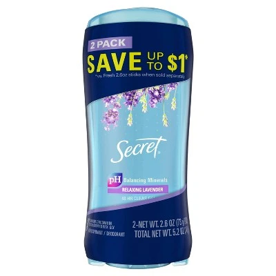Secret Fresh Clear Gel Antiperspirant & Deodorant Luxe Lavender