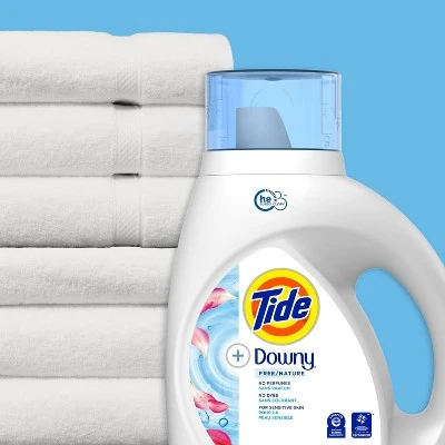 Tide +Downy Free Liquid Laundry Detergent  92 fl oz