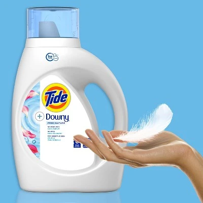 Tide +Downy Free Liquid Laundry Detergent  92 fl oz