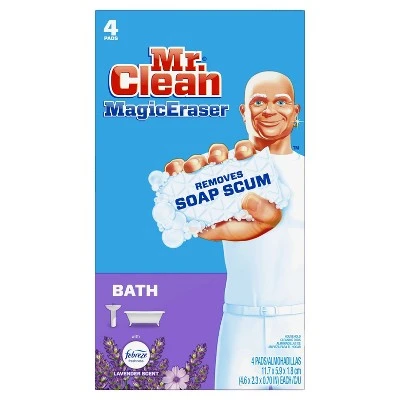 Mr. Clean Magic Eraser Bath with Febreze Lavender Scent  4ct