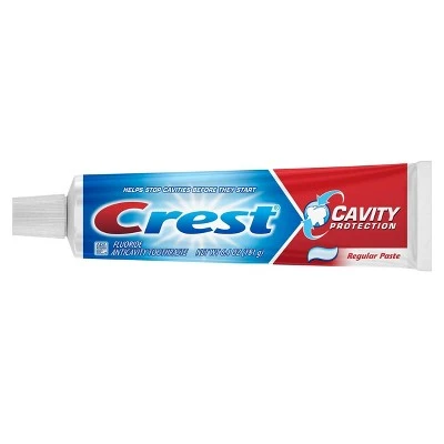 Crest Cavity Protection Toothpaste, Regular Paste, 5.7 oz, Pack of 2
