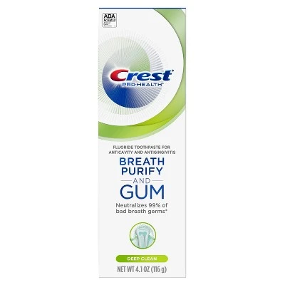 Crest Gum & Breath Purify Whitening Toothpaste 4.1oz