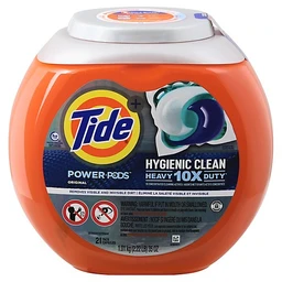 Tide Tide Power Pods Heavy Duty Laundry Detergent Liquid Pacs Designed for Large Loads 21ct
