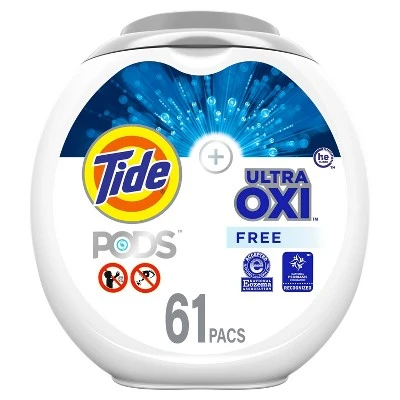 Tide Pods Laundry Detergent Pacs With OxiFree  61ct