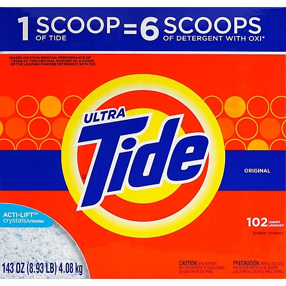 Tide Turbo Original High Efficiency Powder Laundry Detergent