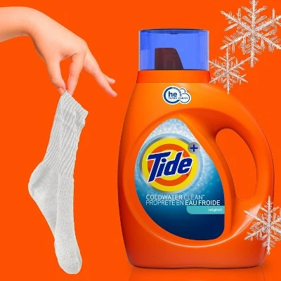Tide Coldwater Clean High Efficiency Liquid Laundry Detergent 92 fl oz