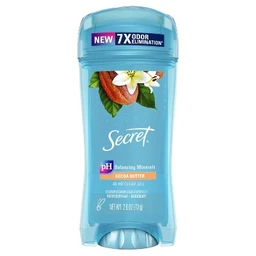 Secret Secret Clear Gel Antiperspirant & Deodorant Cocoa Butter Scent 2.6oz