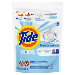 Tide Tide PODS Laundry Detergent Pacs Free & Gentle
