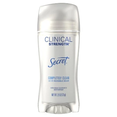 Secret Clinical Strength Completely Clean Invisible Solid Antiperspirant & Deodorant