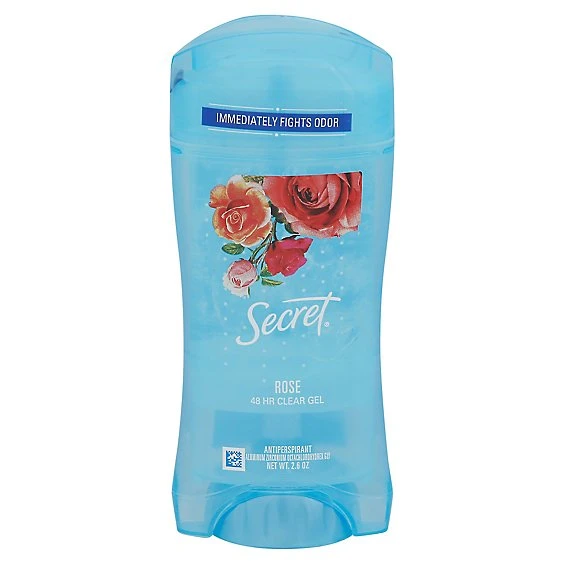 Secret Fresh Antiperspirant & Deodorant Clear Gel Paris Rose  2.6oz