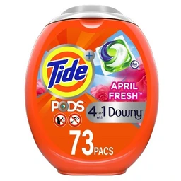 Tide Tide Pods with Downy Laundry Detergent Pacs  April Fresh  73ct