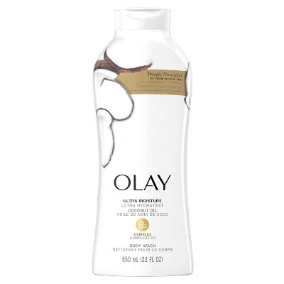 Olay Ultra Moisture Body Wash with Coconut Oil  22 fl oz