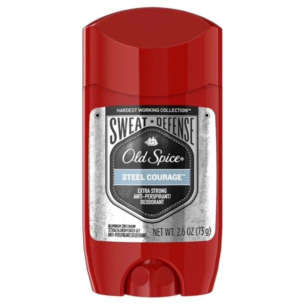 Old Spice Hardest Working Collection Sweat Defense Steel Courage Antiperspirant & Deodorant  2.6oz
