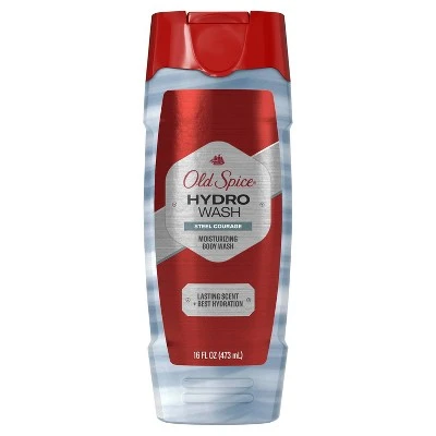 Old Spice Hydro Wash Body Wash Hardest Working Collection Steel Courage  16oz
