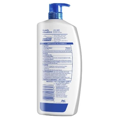 Head & Shoulders Green Apple Daily Use Anti Dandruff Paraben Free Shampoo, 32.1 fl oz