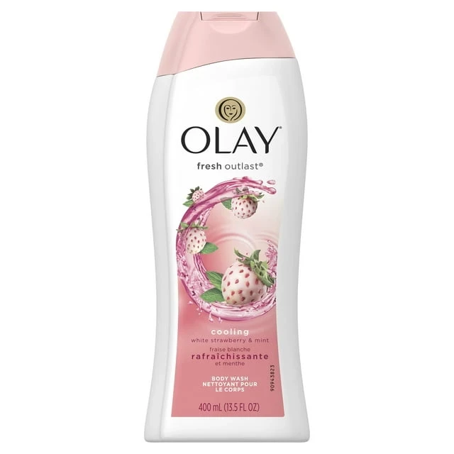Olay Cooling Body Wash, White Strawberry & Mint