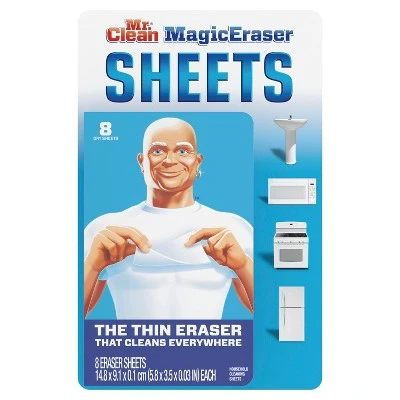 Mr. Clean Sheets Erasers